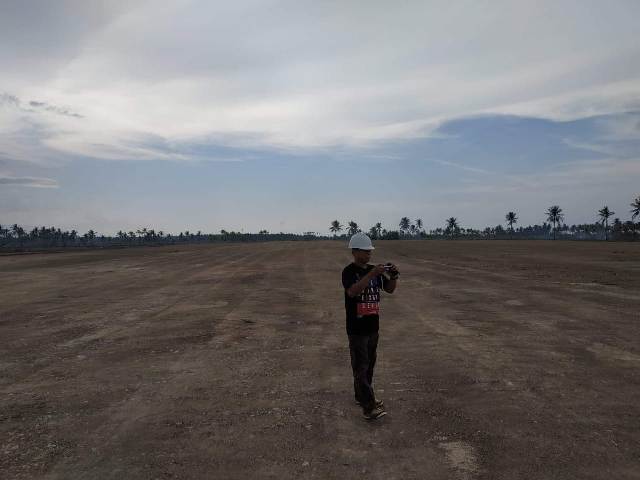 Progres Pembangunan Runway Bandara Raja Loloda Mokoagow 100 Persen
