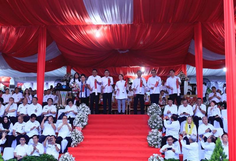 Bupati Bolmong Hadiri PKN Revolusi Mental di Manado Sekaligus Bertemu Tiga Menteri