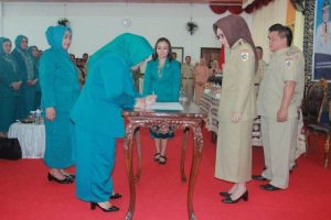 Ini Harapan Wali Kota Saat Melantik Pengurus Tim Penggerak PKK Kota Kotamobagu