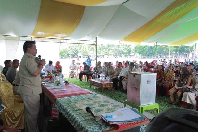 Pantau Pilsang Desa Poyowa Kecil, Wakil Wali Kota Imbau Masyarakat Dukung Sangadi Terpilih