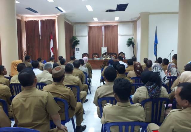 Pimpin Rapat Evaluasi Kinerja 37 OPD, Yasti: Kalau Data BKPP Tidak Valid, Kaban Saya Ganti