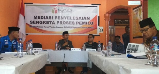 Ini Hasil Sidang Mediasi TMS Bacaleg yang Digelar Bawaslu Bolmut