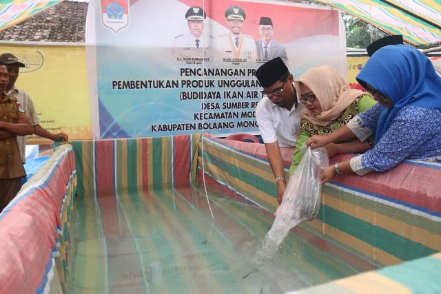 Bupati Boltim Canangkan Produk Unggulan Desa Sumber Rejo