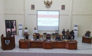 Ranperda APBD Tahun Anggaran 2019 Kabupaten Bolmong Masuk Pembicaraan Tahap I