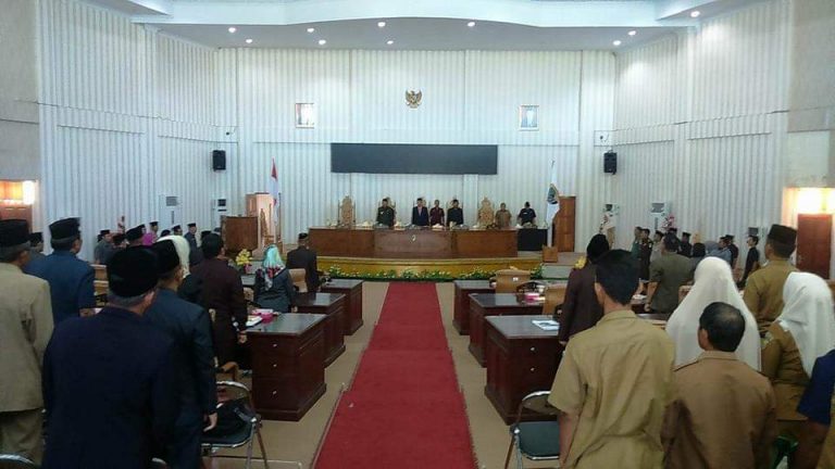DPRD Bolmut Gelar Rapat Paripurna Penyampaian KUA-PPAS APBD Tahun Anggaran 2019