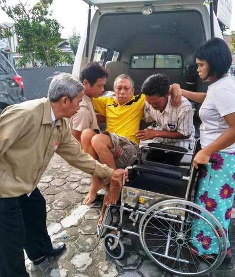 Warga Matali Ini dapat Bantuan dari Baznas Peduli