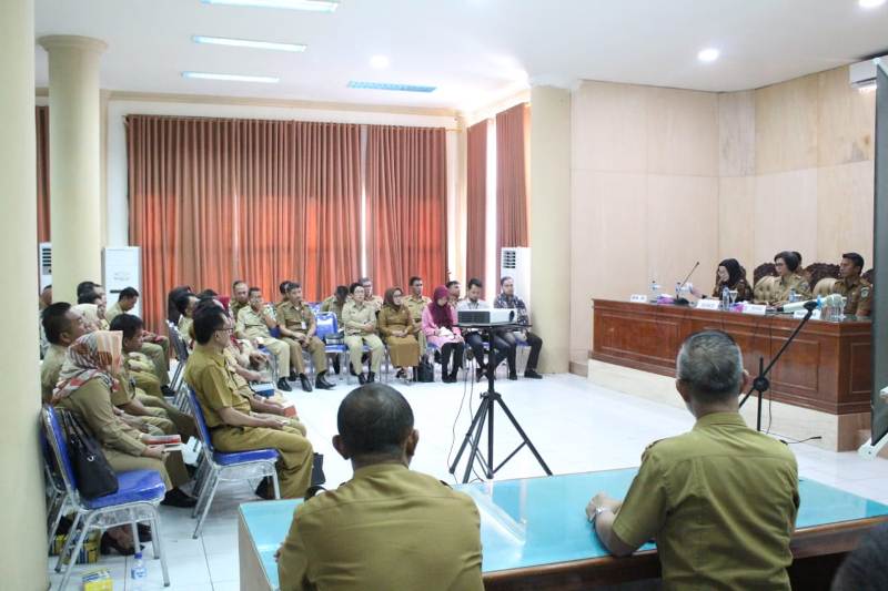 Bupati dan Jajaran Pemkab Bolmong Sambut Kedatangan BPK RI
