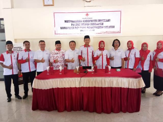 Terpilih sebagai Ketua PMI Bolsel Masa Bakti 2018-2023, Selvian Kamaru Manoppo Siap Membesarkan Organisasi