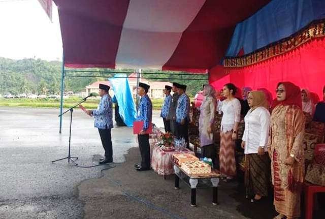 Pemkab Bolsel Gelar Upacara Hari Ibu ke-90 Dirangkaian Peringatan HUT ke-19 DWP dan Apel Korpri