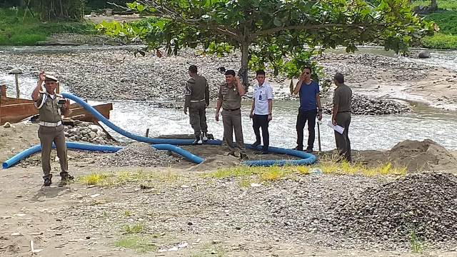 Diduga Tak Kantongi Izin, Galian C Poyowa Besar Disidak