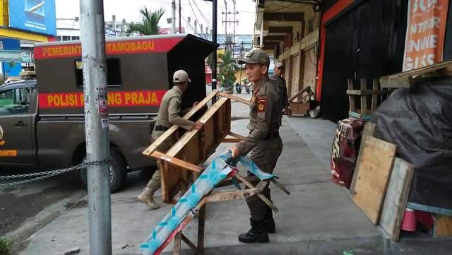 Lagi, Tim Gabungan Tertibkan Pedagang Pasar
