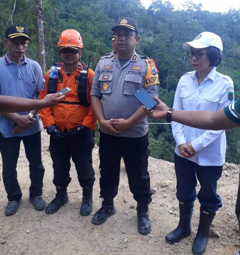 Bupati Bolmong Turun Langsung di Lokasi Longsor PETI Desa Bakan