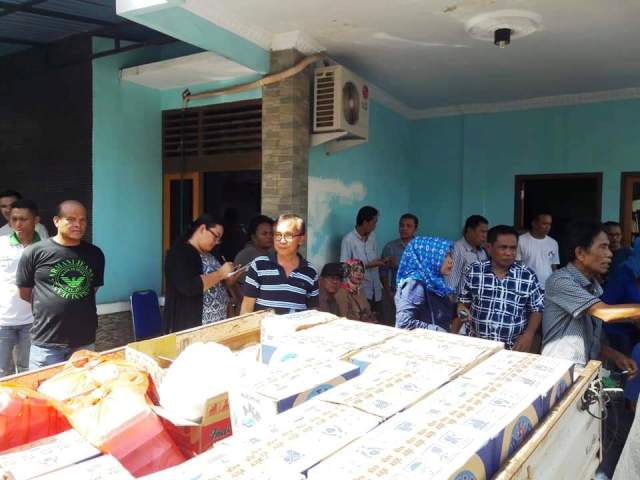 Pemkab Boltim Salurkan Bantuan Bencana Banjir di Manado