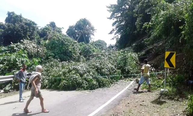 Material Longsor Tutupi Badan Jalan Sejauh 75 Meter, Arus Lalu Lintas Pantura Lumpuh Total