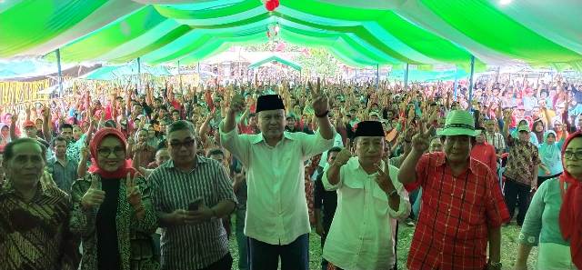 Relawan Pemenangan Hi Herson Mayulu ke DPR RI di Dapil 1 Kabupaten Boltim Dilantik