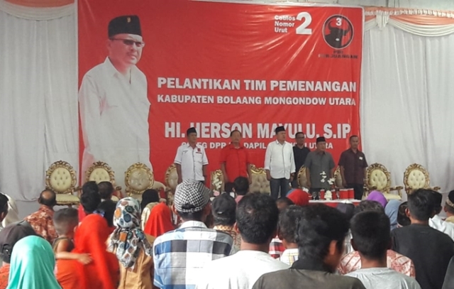 Sekretaris DPC PDIP Bolmut Sebut Herson Mayulu Bukan Hanya Politisi Lokal, Tapi Sudah Berskala Nasional