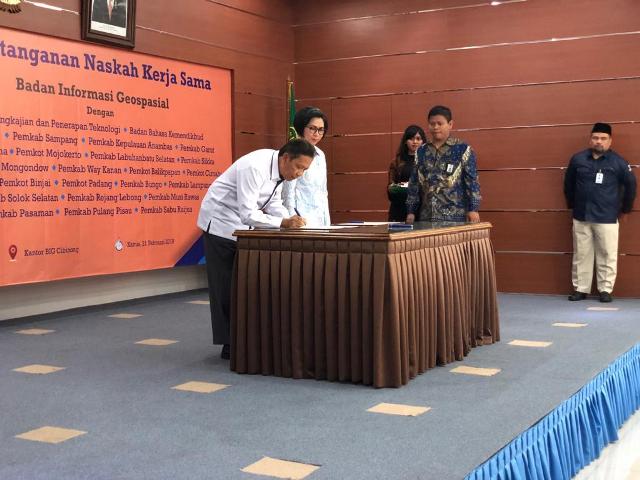Yasti Tandatangani MoU Bersama BIG