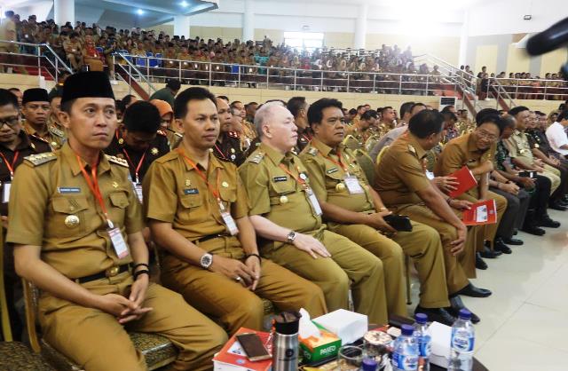 Ini Harapan Bupati Bolsel Saat Menghadiri Rakorda Pemantapan Pemilu Serentak 2019