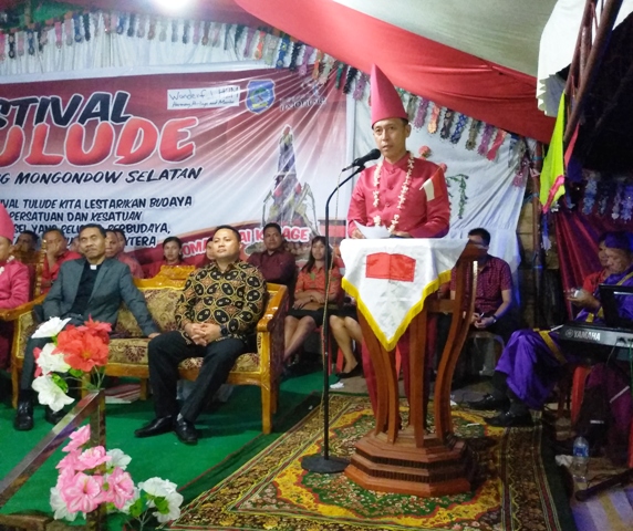Festival Adat Tulude di Kabupaten Bolsel Berlangsung Khidmat
