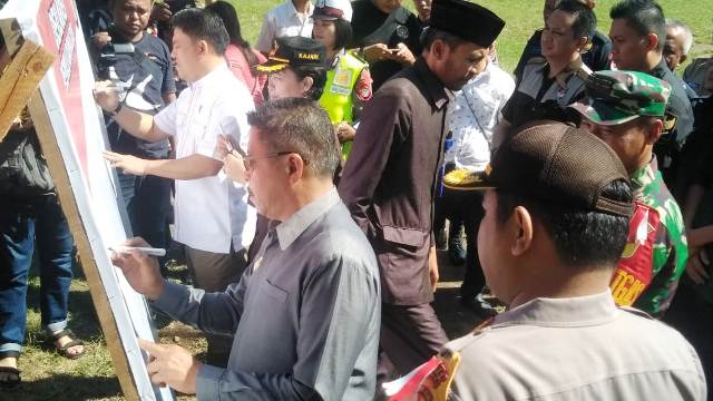 Wabup Boltim Hadiri Apel Gelar Pasukan