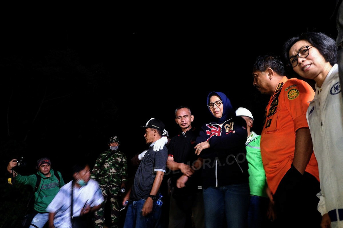 Wali Kota Kotamobagu Dampingi Kepala Basarnas Kunjungi Titik Musibah Longsor Bakan
