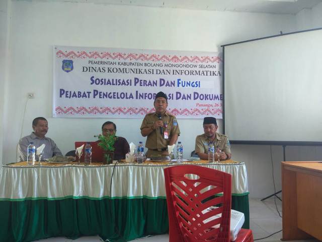 Pemkab Bolsel Gelar Sosialisasi Peran dan Fungsi PPID