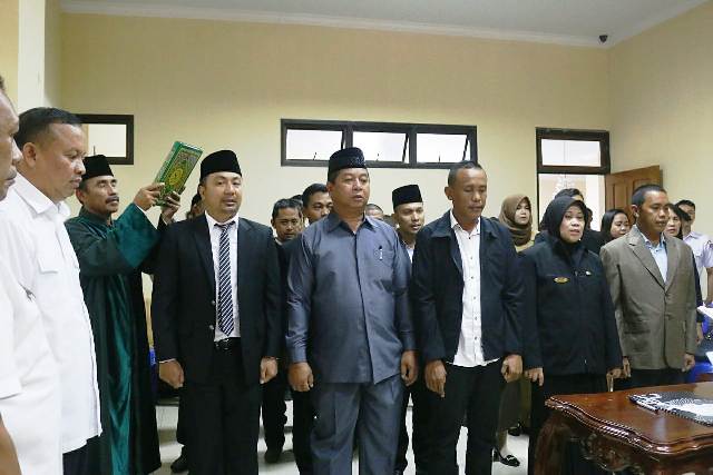 Sekda Boltim Lantik 19 Pejabat