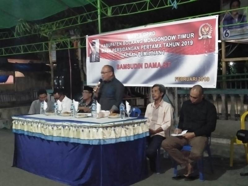 Anggota DPRD Boltim Gelar Reses di Dapil Masing-masing