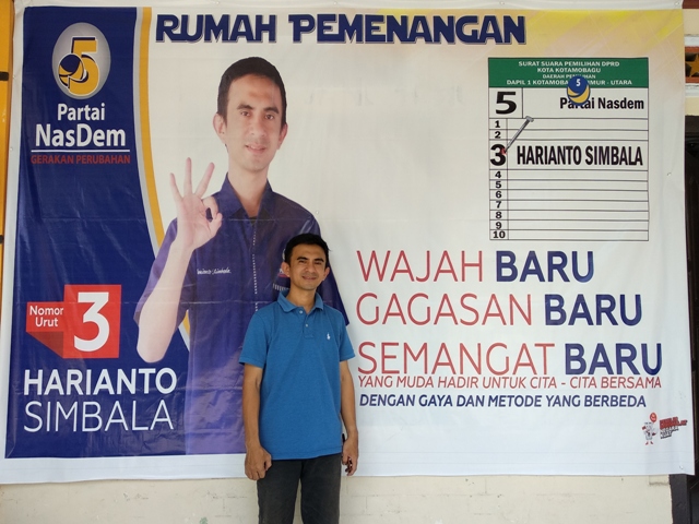 Harianto Simbala, Caleg dengan Gaya dan Metode yang Berbeda di Dapil l Kotamobagu