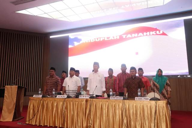 Bupati Bolsel Pimpin Bimtek Peningkatan Kapasitas BPD Tahun 2019