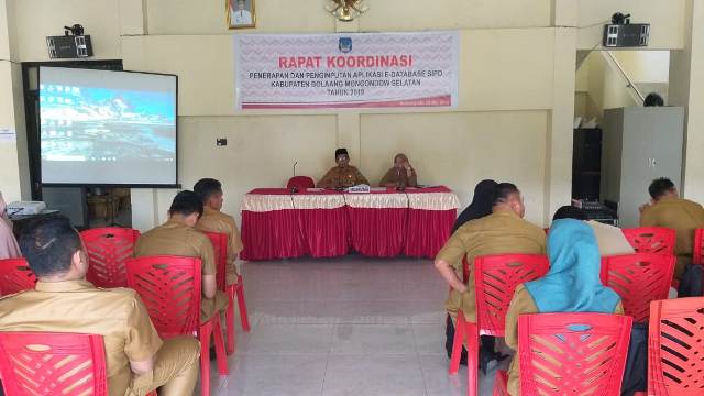 Pemda Bolsel Gelar Rakor Penerapan Aplkasi E-Database SIPD