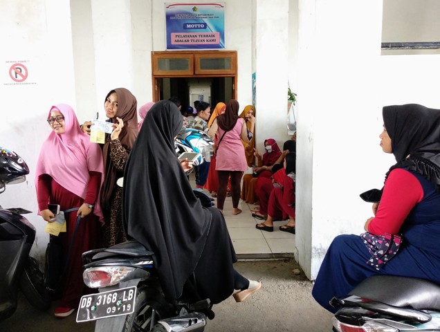 Pedagang Pasar Senggol Mulai Ambil Nomor Lapak