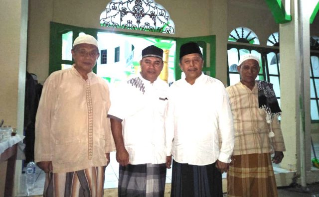 Tim Tarling Wabub Boltim Disambut Warga Kotabunan di Mesjid Annur