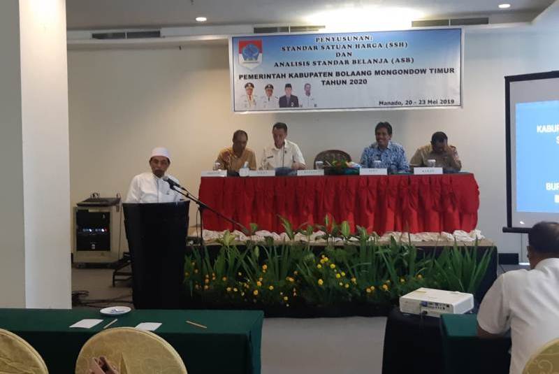 Bupati Boltim Buka Diklat Penyusunan Analisis ASB dan SSH