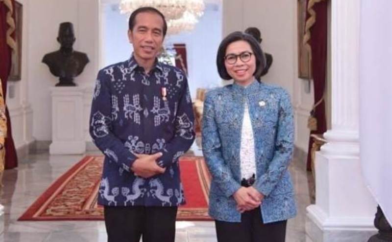 Ini yang Disampaikan Yasti Saat Bertemu Presiden Joko Widodo
