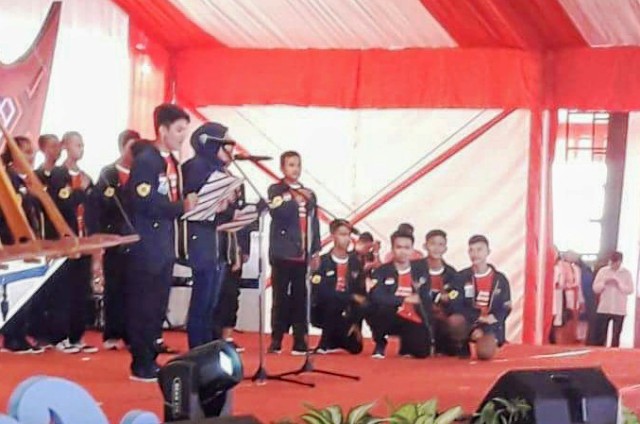 FAD Kota Kotamobagu Jadi Pembaca Suara Anak Indonesia di Puncak Peringatan HAN Tahun 2019