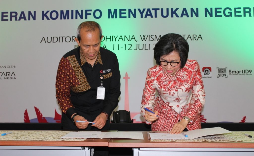Bupati Bolmong Tandatangani Kerja Sama dengan LKBN Antara