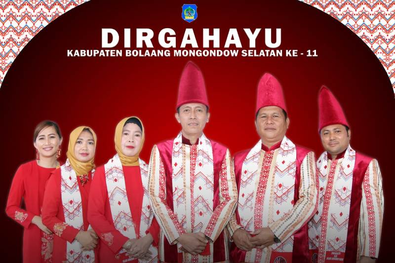 Bupati Iskandar Kamaru Pimpin Acara Peringatan HUT ke-11 Kabupaten Bolsel