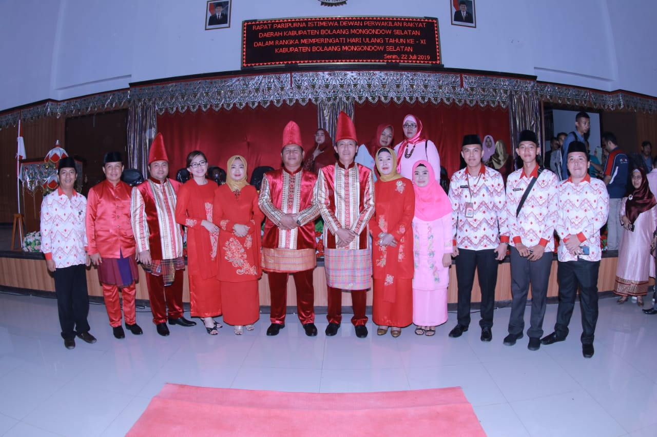 Ini Pemaparan Bupati di Rapat Paripurna Istimewa HUT ke-11 Kabupaten Bolsel