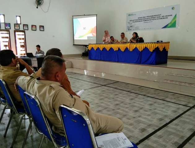 Aparat Desa dan Kelurahan se-Kotamobagu Ikuti Sosialisasi BPJS Ketenagakerjaan