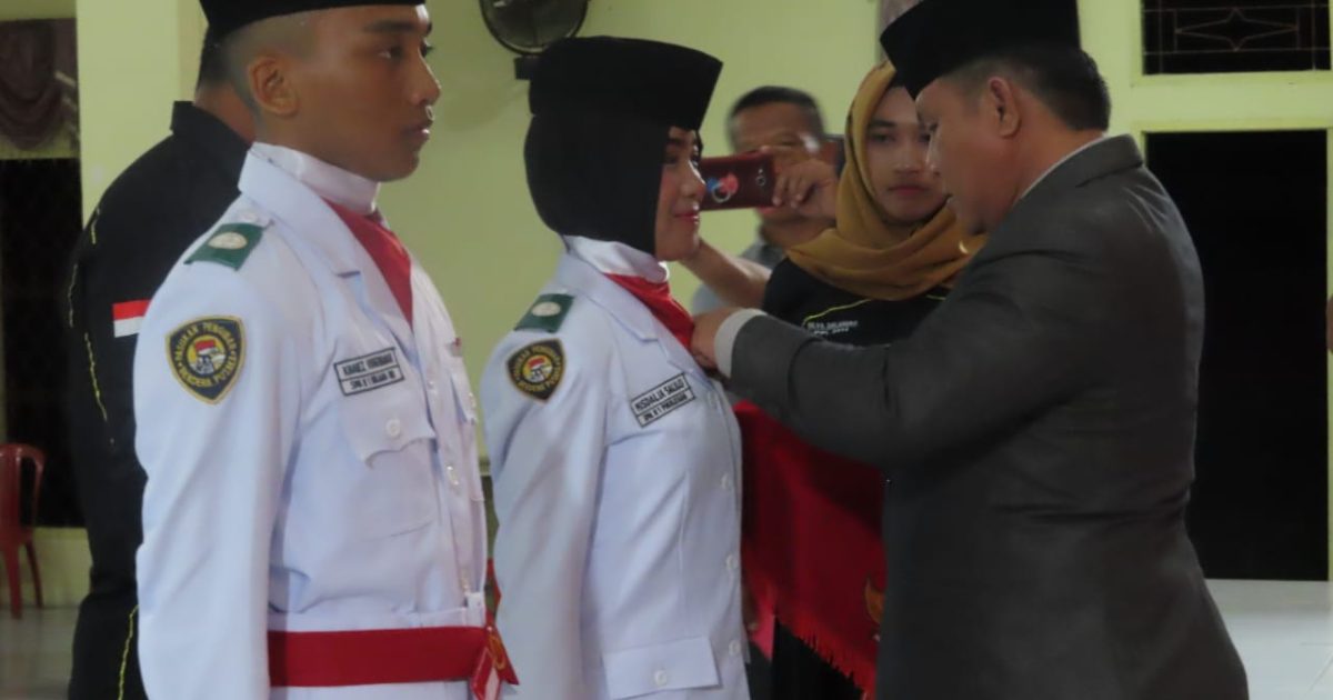 Wabup Deddy Abdul Hamid Lantik Pasukan Paskibraka Bolsel Tahun 2019