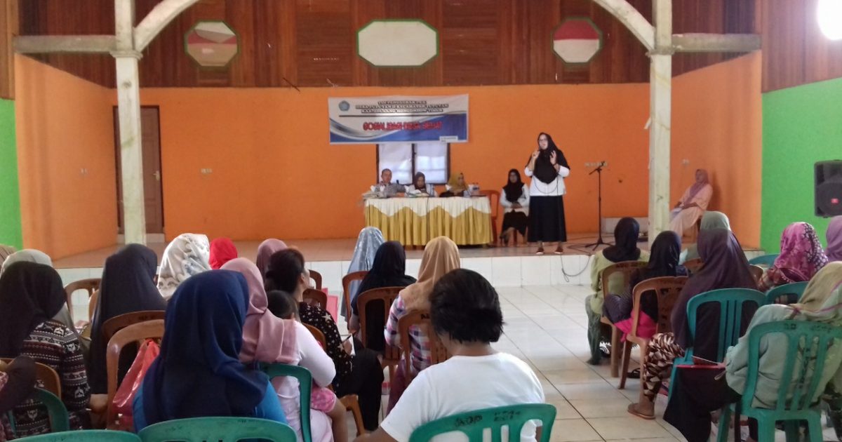 TP PKK Tutuyan Dua Gelar Sosialisasi Desa Sehat