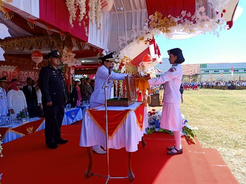 Pemkab Boltim Gelar Upacara HUT ke-74 Kemerdekaan Republik Indonesia