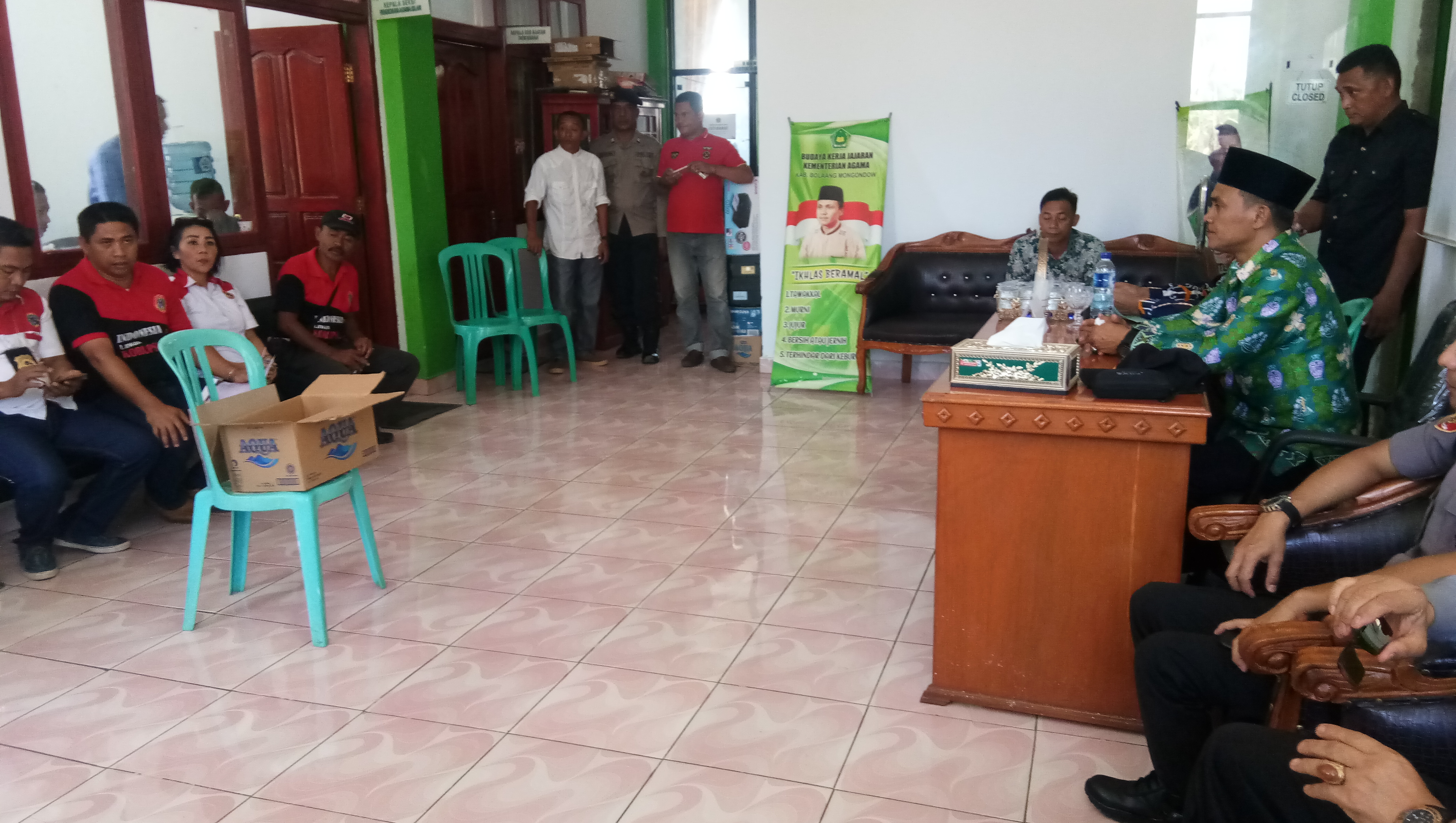 Kemenag Bolmong Tolak Keinginan Pendemo Soal Pencopotan Kepala KUA Lolak