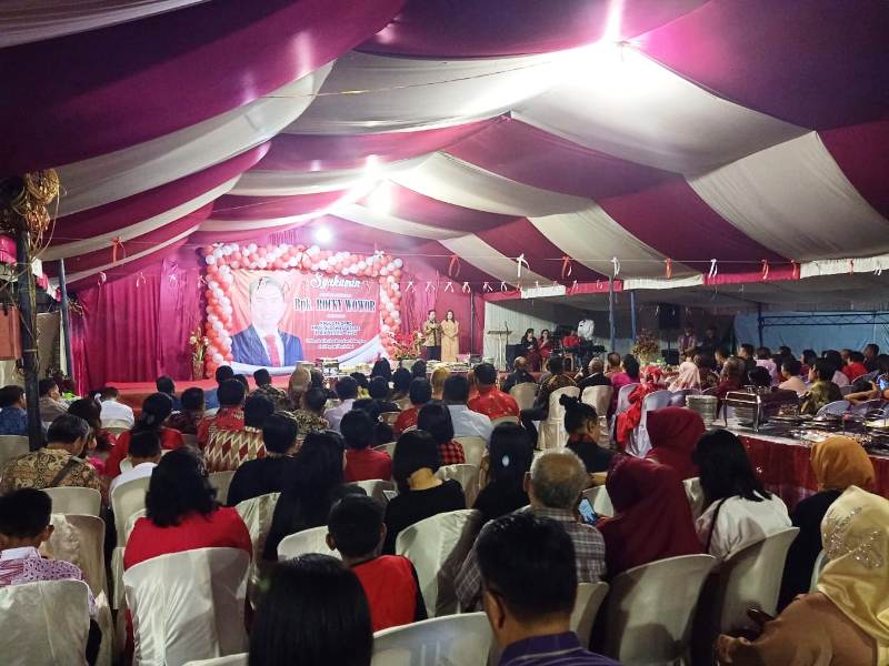 Gelar Syukuran, Rocky Wowor Berkomitmen Akan Terus Mengawal Aspirasi Masyarakat