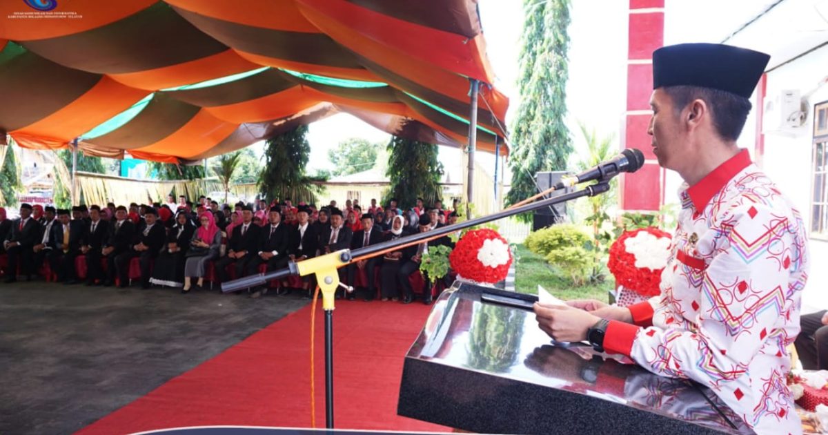 Bupati Bolsel Hadiri Pelantikan 98 Anggota BPD se-Kecamatan Bolaang Uki