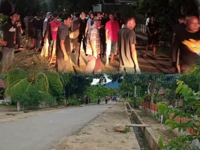 Warga Pusian dan Toruakat Saling “Bakulempar”