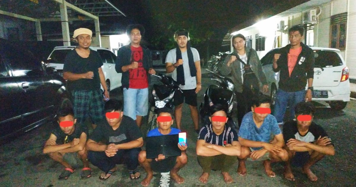 Resmob Polres Kotamobagu Tangkap Enam TSK Kasus Curanmor, HP dan Laptop