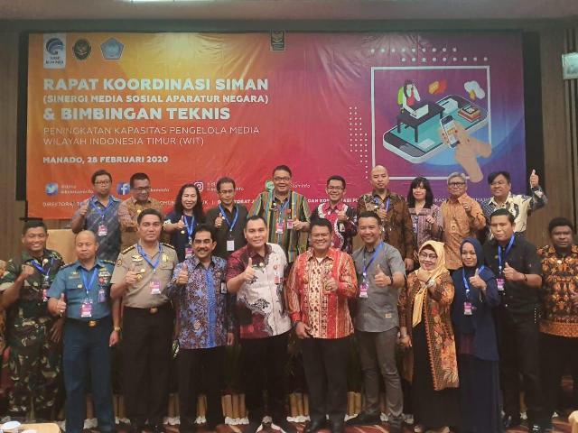 Diskominfo Bolsel Ikut Rakor Siman dan Bimtek Peningkatan Kapasitas Pengelola Media