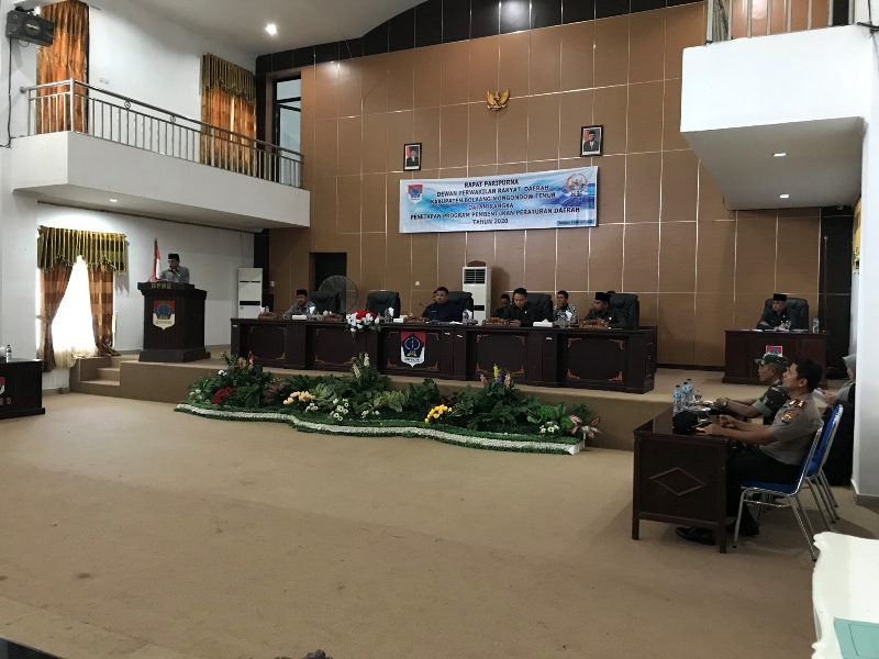 DPRD Boltim Gelar Rapat Paripurna Propemperda Tahun 2020